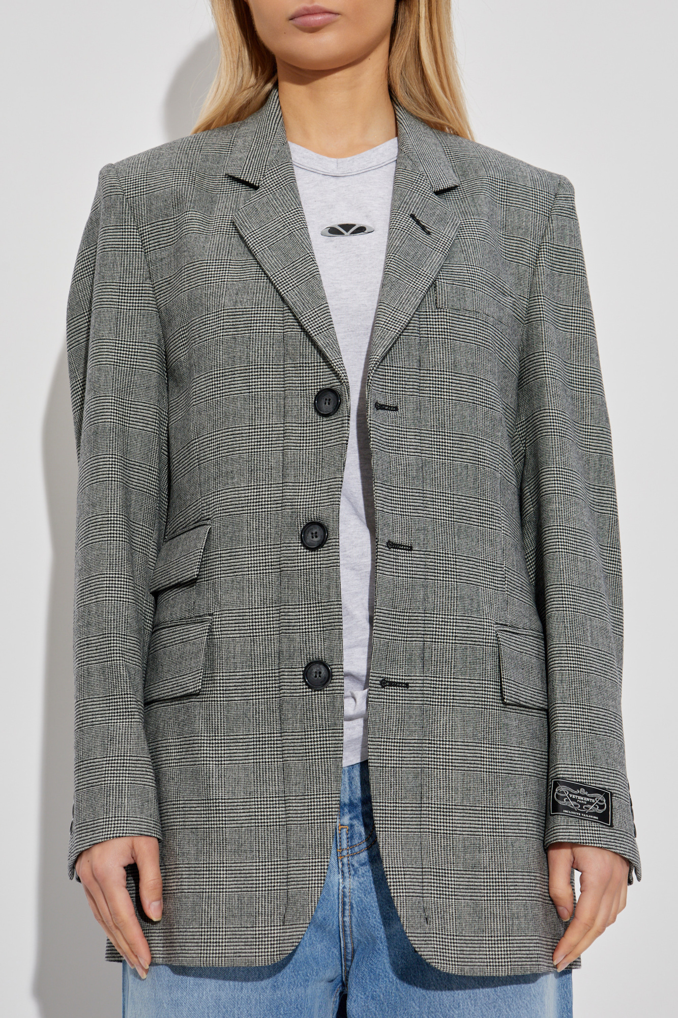 コート ChloAC Grey Wool Blazer VETEMENTS Wool blazer | Women's Clothing | Vitkac